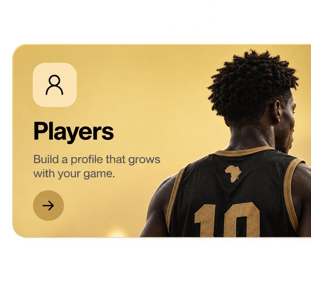 Players: build a profile with highlights, stats and opportunities